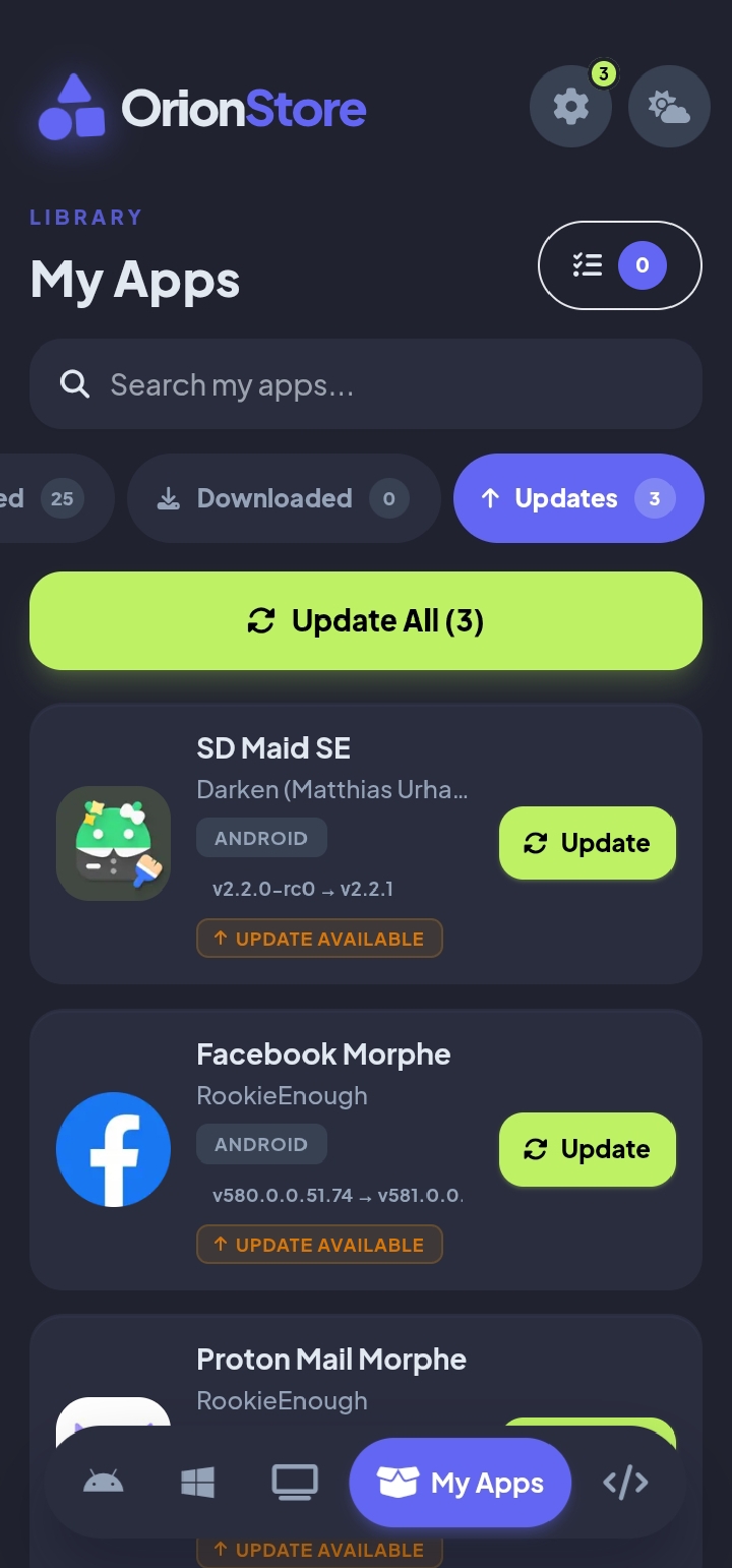 Update all